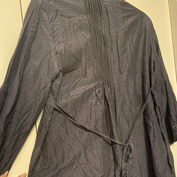 Fornarina navy button blouse - Picture 3 of 5